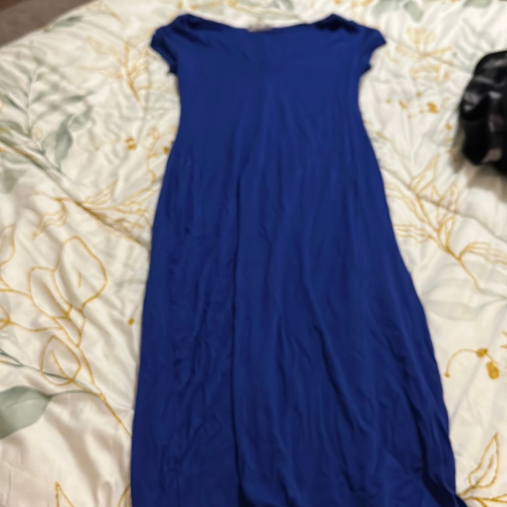 Long Blue Dress